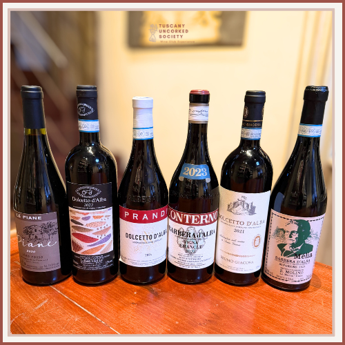 Piedmont Red Wine Box with Croatina, Dolcetto and Barbera wines from Alto Piemonte and Langhe